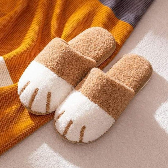 Unisex Cat Paw Slippers