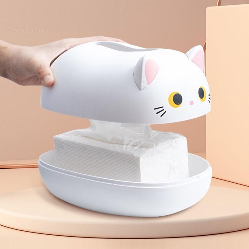 Cute Cat Napkin Tissue Holder