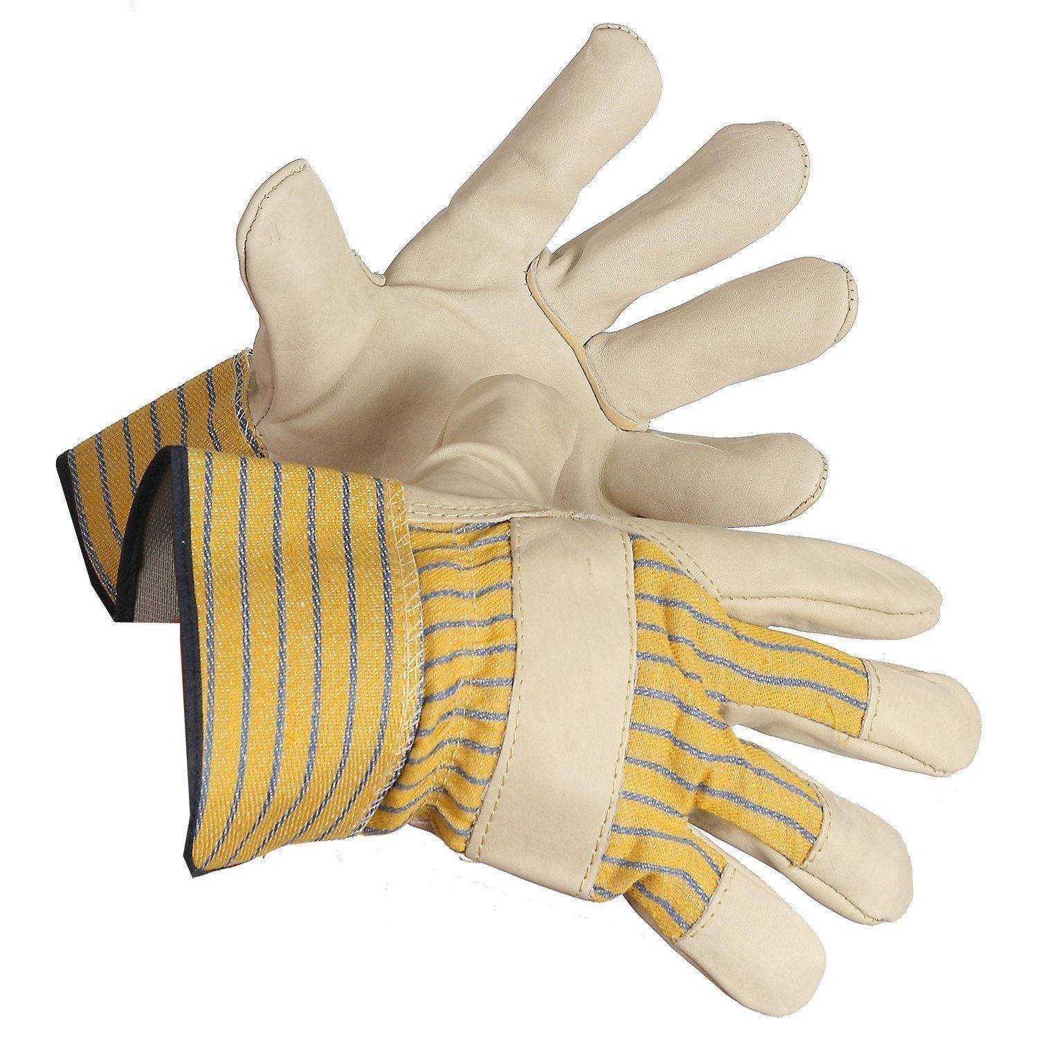 Grain Leather Work Glove, Lined Palm