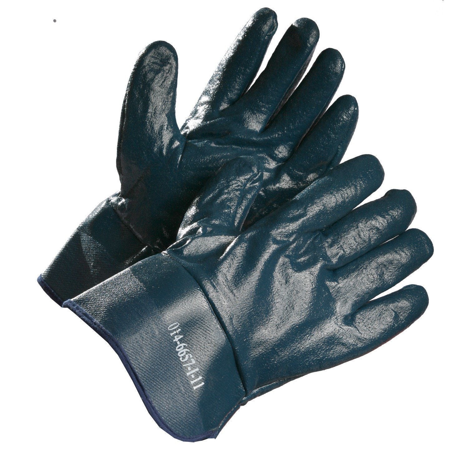 Winter Insulated Nitrile Coated Work Gloves, Safety Cuff