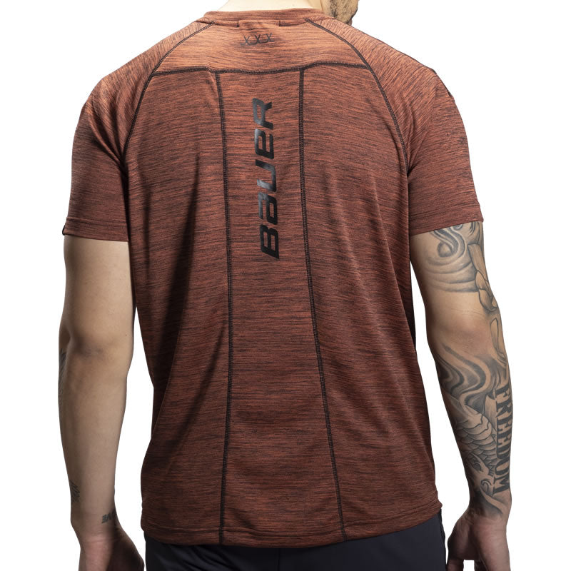 Bauer First Line Performance Warmth Cayenne Tech Tee