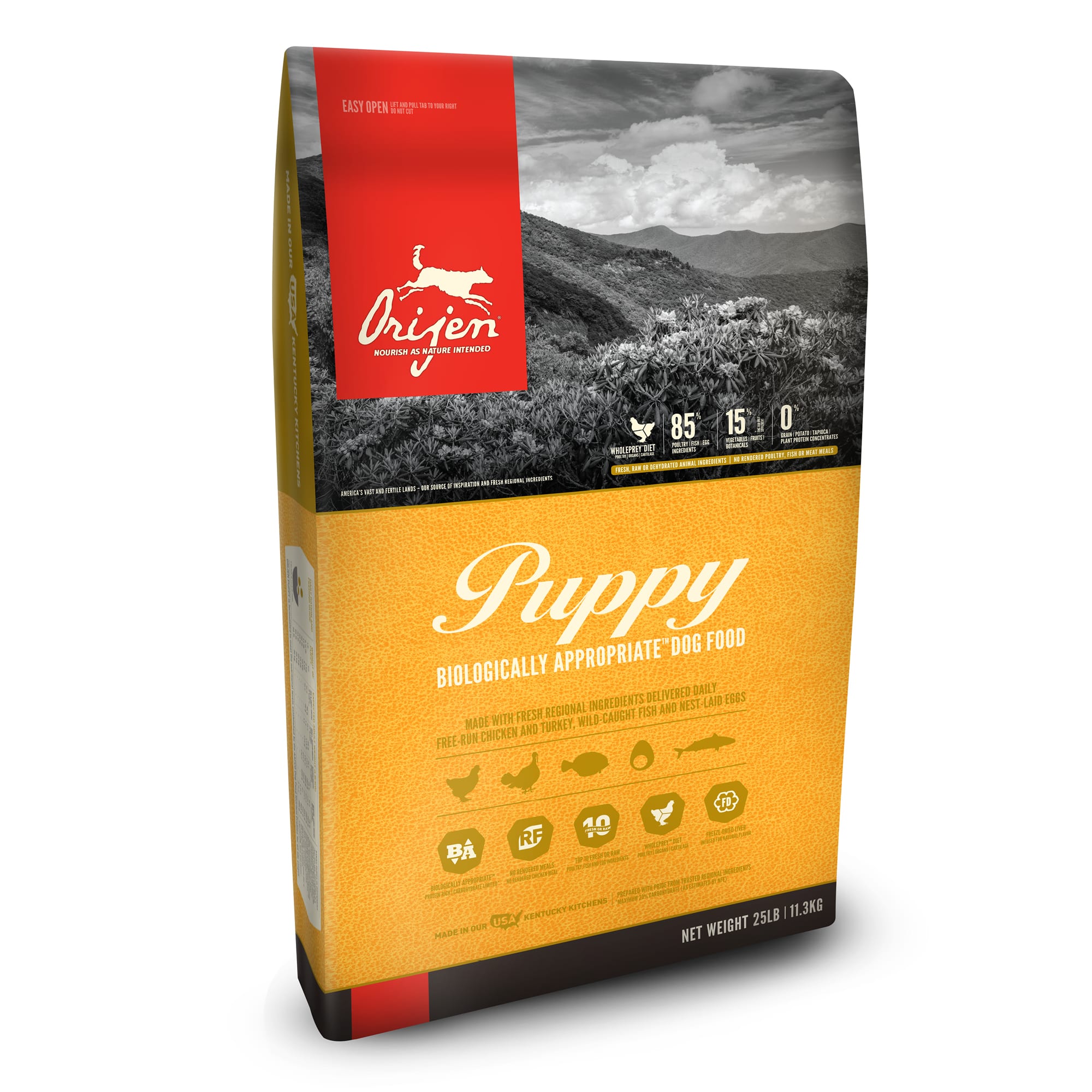 Orijen Puppy Dry Dog Food 25lb