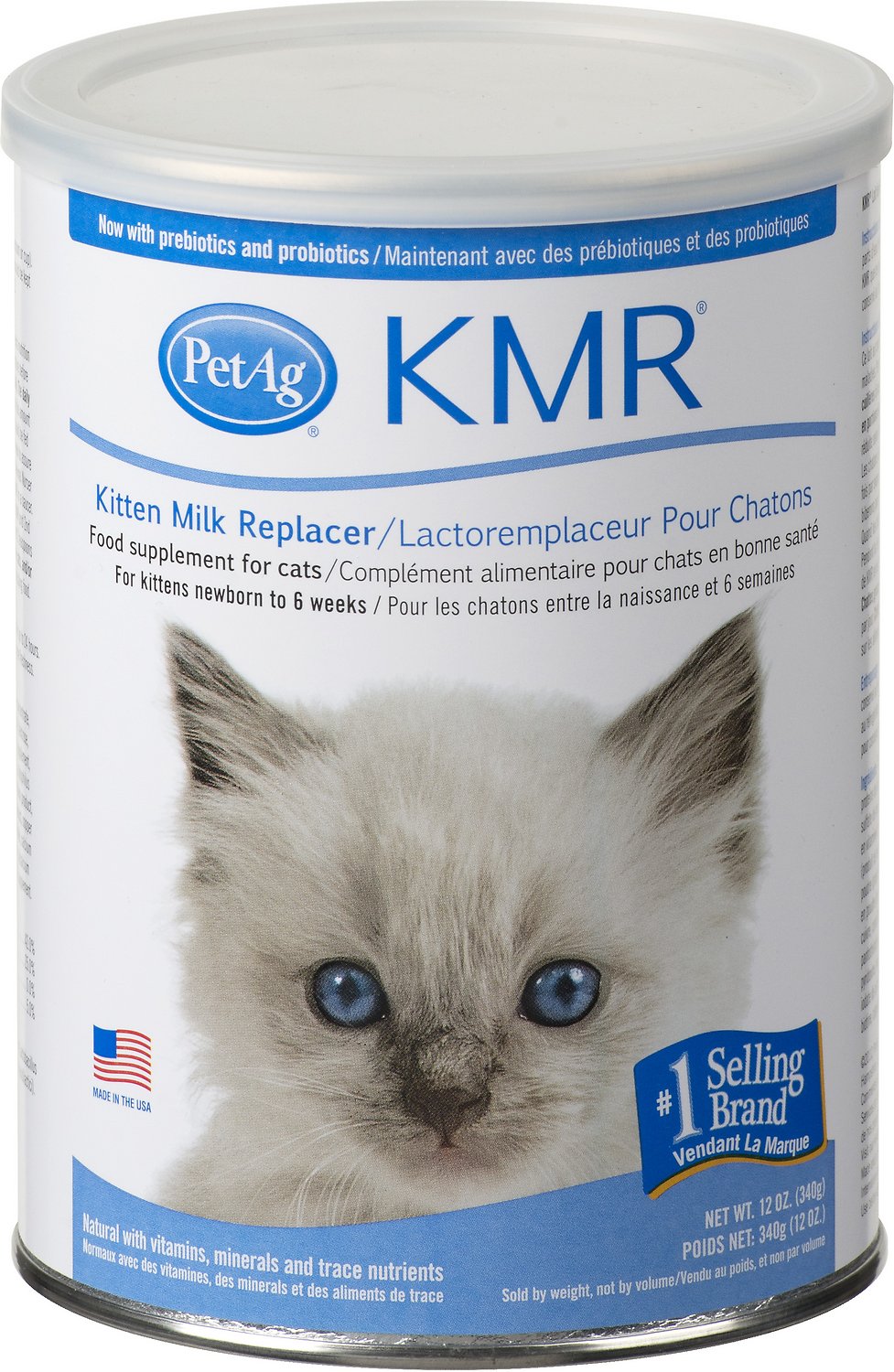 PetAg KMR Kitten Milk Replacer Powder 12oz