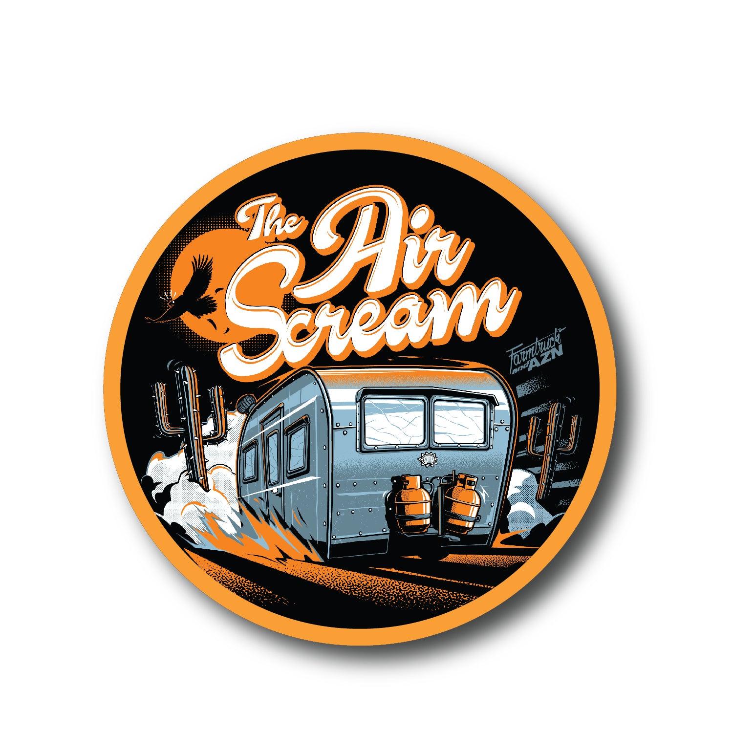 Air Scream Camper Car - Vehicle Sticker