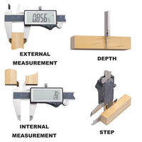 Clockwise Tools DCLR-1205 IP54 RS232 Digital Caliper 12 inch