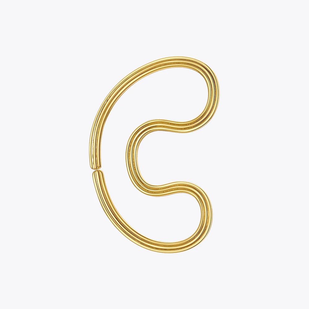 1PC Original Design Geometric Earrings Gold Color Ear Cuff Fashion Jewelry Body Jewelry