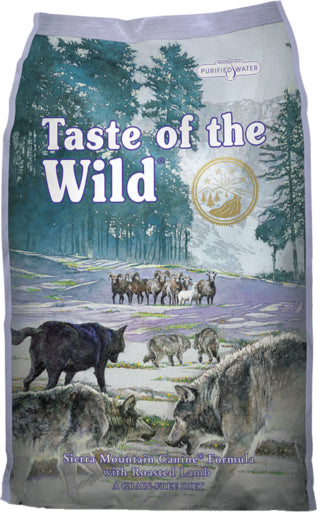 Taste of the Wild Sierra Mountain Recipe Grain Free Dry Dog Food