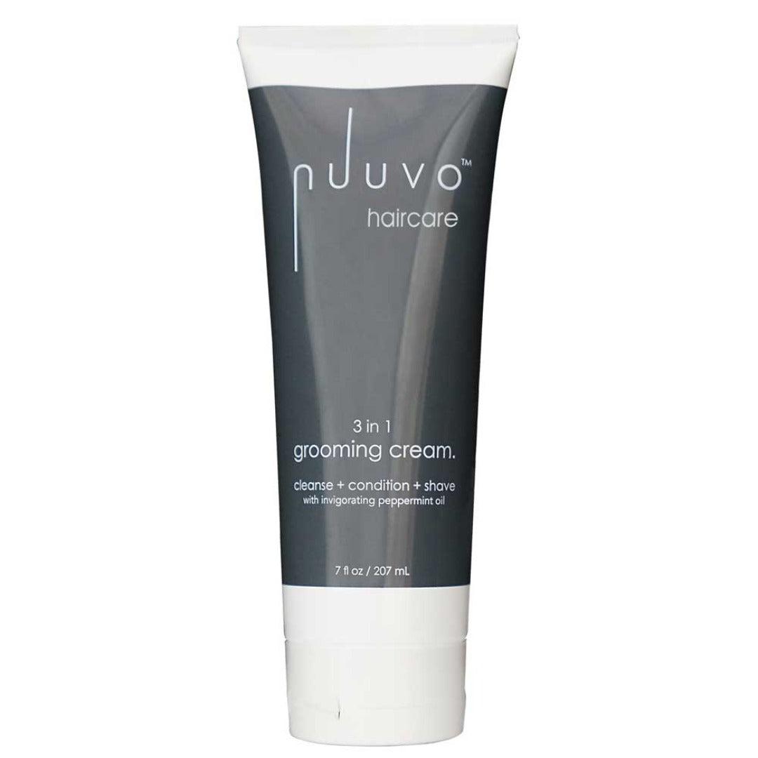  Nuuvo Haircare 3in1 Grooming Cream, Unisex No Poo, Conditioning & Shave 