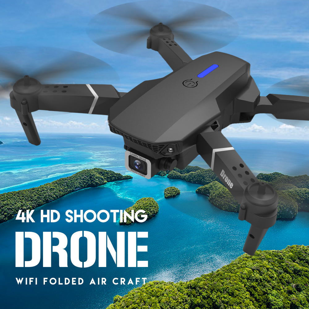 New  WIFI FPV Height Hold Drone Pro With Wide Angle HD 4K 1080P Camera