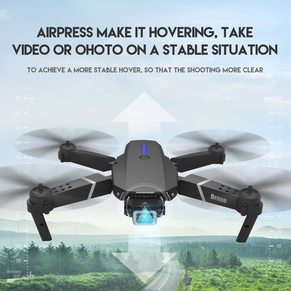 New  WIFI FPV Height Hold Drone Pro With Wide Angle HD 4K 1080P Camera