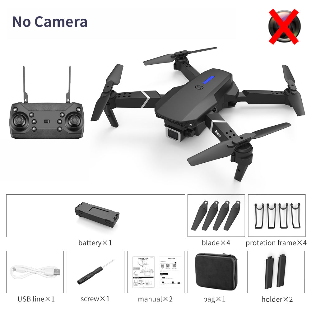 New  WIFI FPV Height Hold Drone Pro With Wide Angle HD 4K 1080P Camera