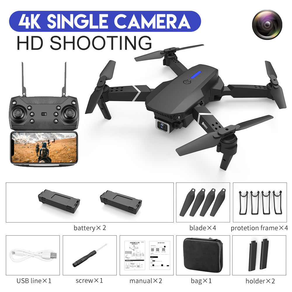 New  WIFI FPV Height Hold Drone Pro With Wide Angle HD 4K 1080P Camera