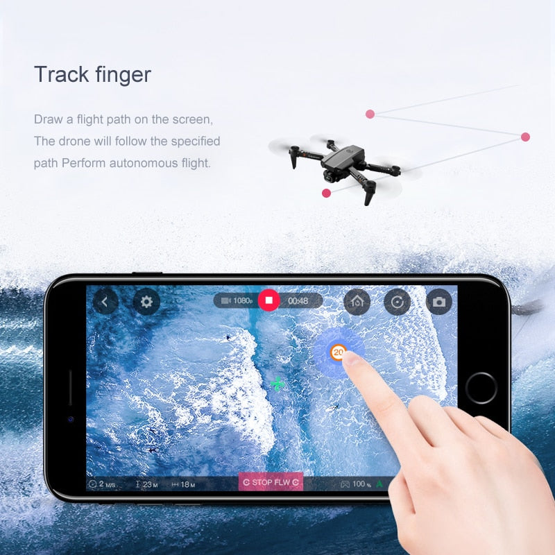 New Drone 4k Double Camera HD XT6 WIFI FPV Drone Air Pressure Fixed Height four-axis Aircraft RC Helicopter With Camera