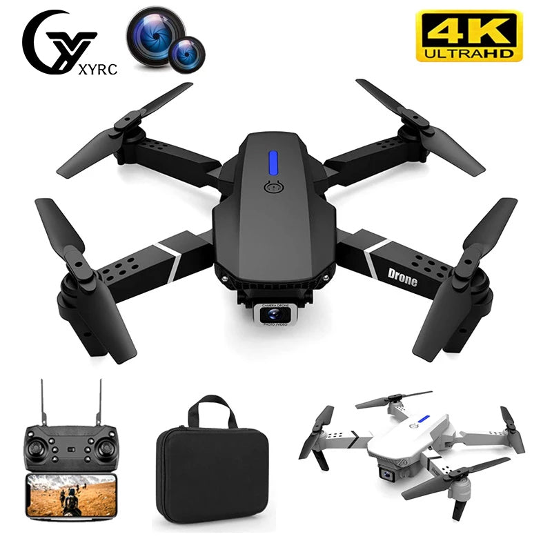 New  WIFI FPV Height Hold Drone Pro With Wide Angle HD 4K 1080P Camera