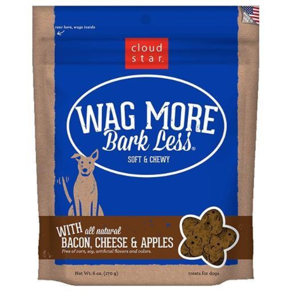 Wag More Bark Less Bacon Cheese and Apples Soft and Chewy Dog Treats