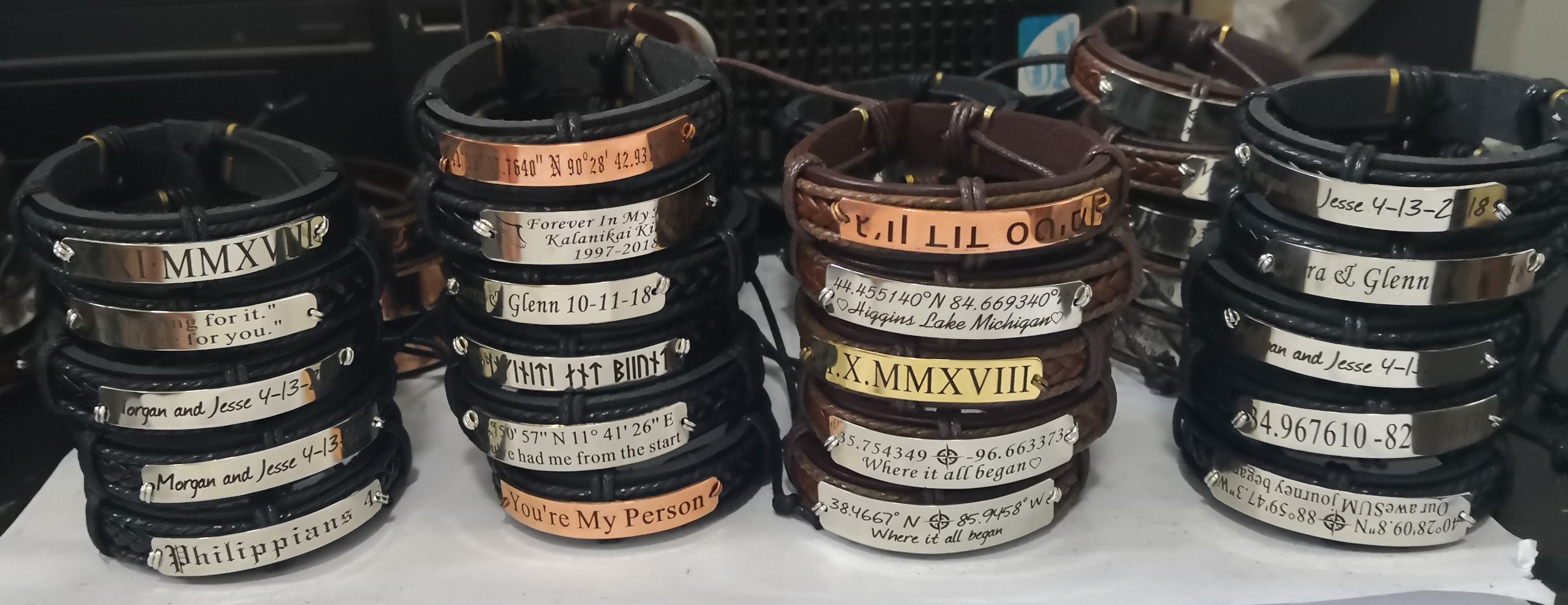 Carpe Diem Bracelet, Inspirational Bracelet for Him, Latin Quote Bracelet, Leather Anchor Bracelet