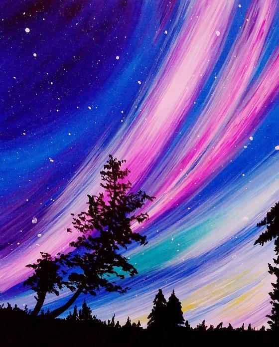 30 Easy Acrylic Painting Ideas for Beginners, Easy Landscape Painting Ideas for Beginners, Simple Canvas Painting Ideas for Kids, Easy Night Paintings, Easy Abstract Paintings