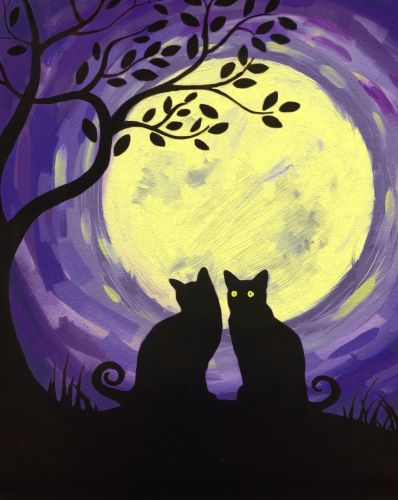 30 Easy Acrylic Painting Ideas for Beginners, Moon Paintings, Easy Landscape Painting Ideas for Beginners, Simple Canvas Painting Ideas for Kids, Easy Cat Paintings, Easy Abstract Paintings