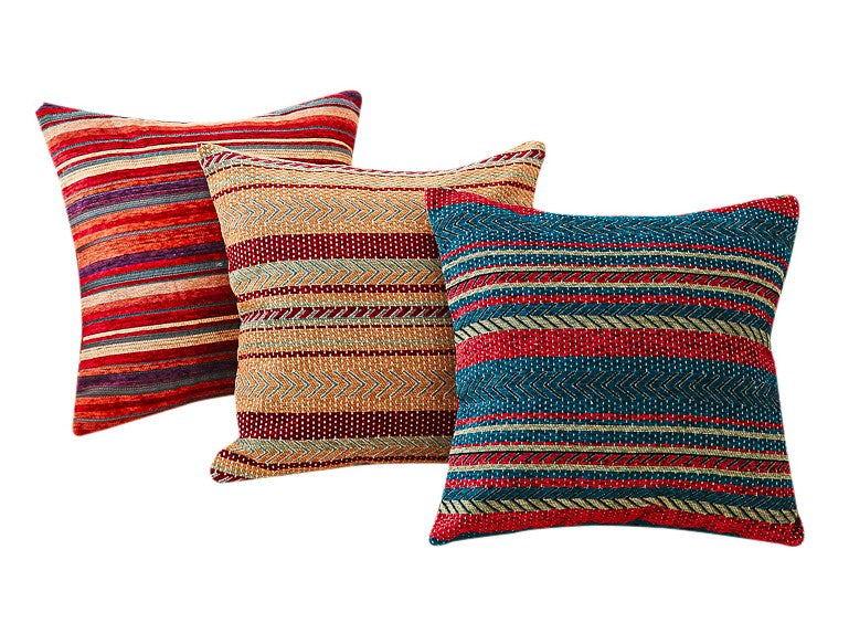 Decorative Throw Pillows, Bohemian Decorative Sofa Pillows, Bohemian Style Chenille Throw Pillow for Couch