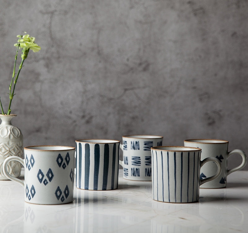 Latte Coffee Mug, Large Capacity Coffee Cup, Pottery Tea Cup, Handmade Pottery Coffee Cup