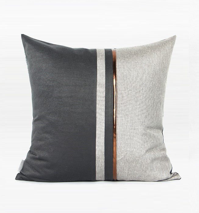 Modern Sofa Pillows. Dark Gray Throw Pillows. Decorative Pillows for Couch. Simple Modern Pillows. Contemporary Throw Pillows