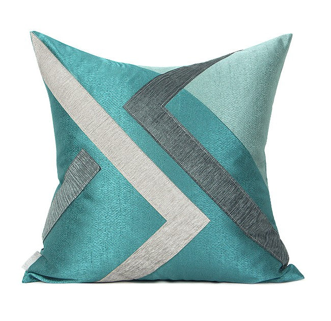 Throw Pillow for Couch, Modern Sofa Pillow, Modern Throw Pillows, Blue Decorative Pillow, Throw Pillow for Living Room