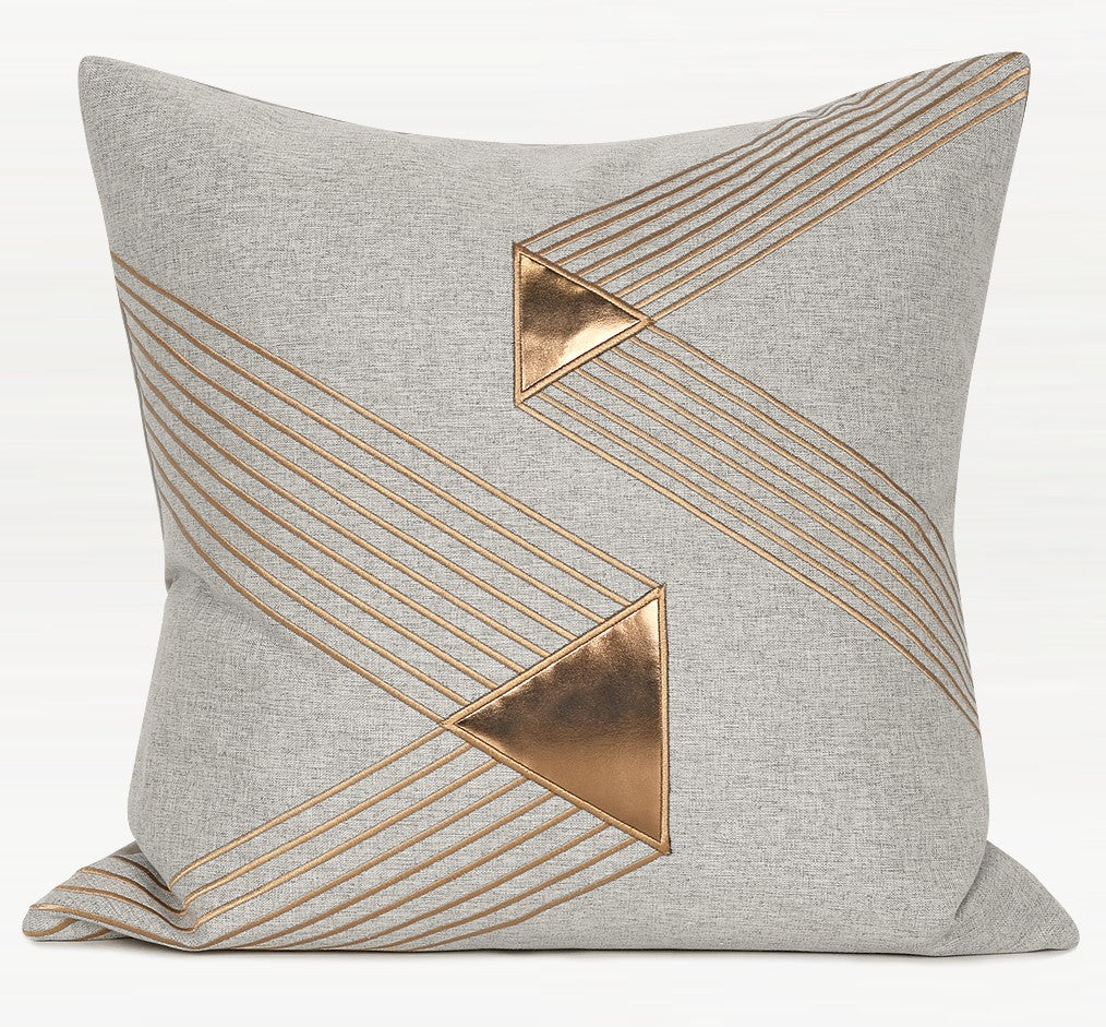 Simple Modern Pillows, Modern Throw Pillows, Decorative Sofa Pillows, Contemporary Throw Pillows for Couch, Gray Pillows for Living Room