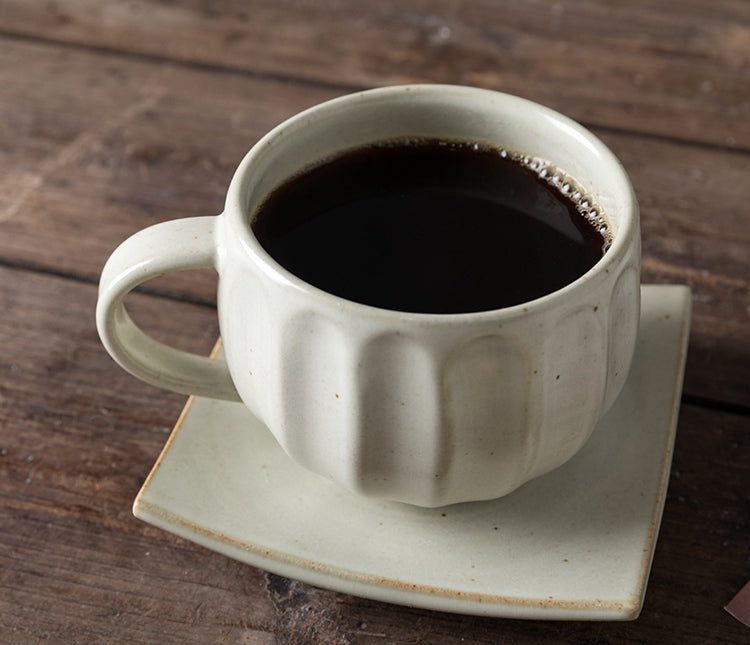 Cappuccino Coffee Mug. White Coffee Cup. Breakfast Milk Cups. Latte Coffee Cup. Tea Cup. Coffee Cup and Saucer Set