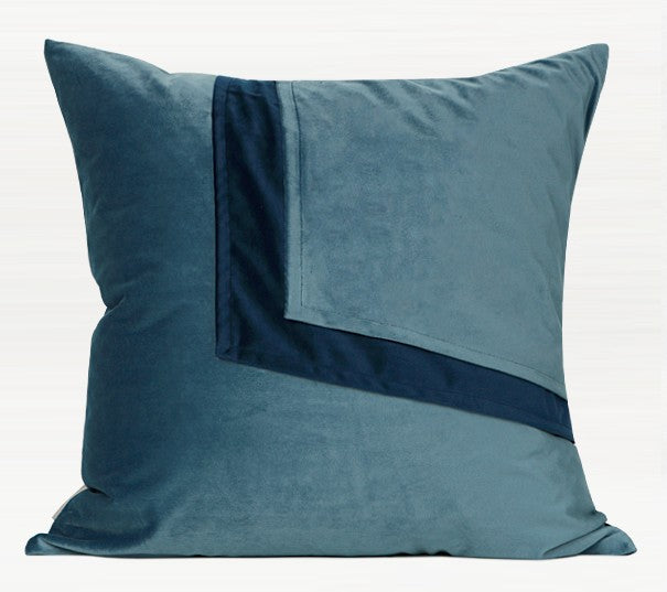 Modern Sofa Pillows, Blue Throw Pillows, Decorative Pillows for Couch, Simple Modern Pillows, Contemporary Throw Pillows