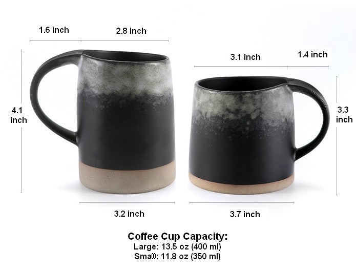Black Clay Coffee Mug — Alanna Hughes Pottery