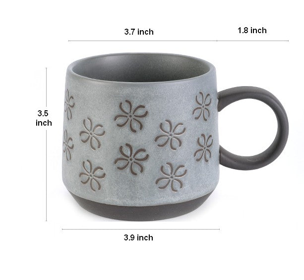 Large Coffee Cup, Handmade Pottery Coffee Cup, Ceramic Coffee Mug, Latte Coffee Cup, Large Tea Cup