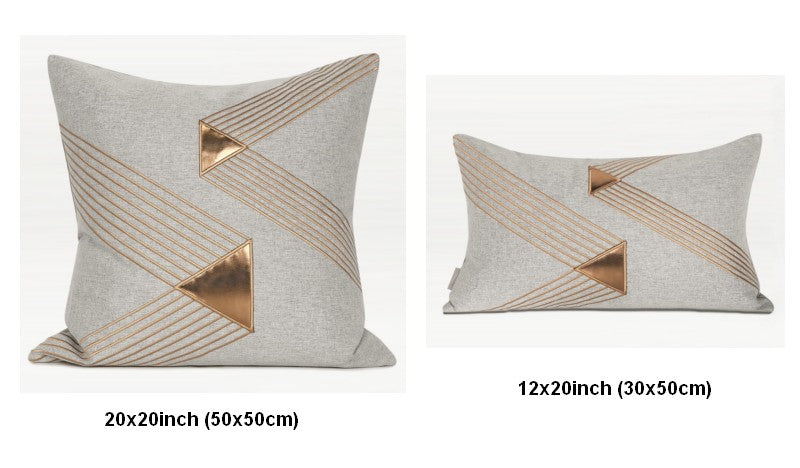 Simple Modern Pillows, Modern Throw Pillows, Decorative Sofa Pillows, Contemporary Throw Pillows for Couch, Gray Pillows for Living Room