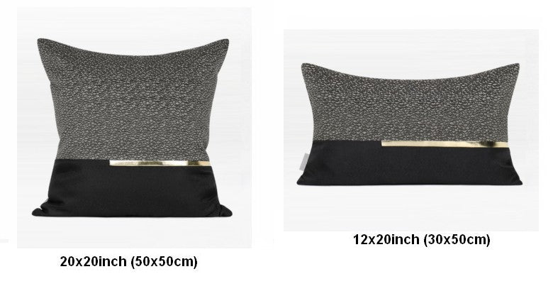 Black Throw Pillows, Modern Sofa Pillows, Decorative Pillows for Couch, Contemporary Throw Pillows, Throw Pillows for Living Room