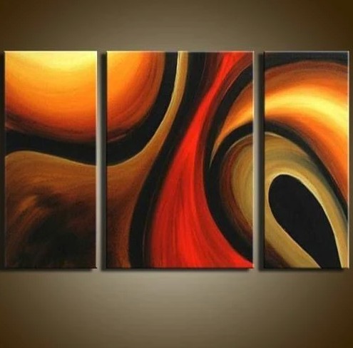 Modern Abstract Painting, Simple Abstract Art, Bedroom Wall Art Painting, Living Room Acrylic Paintings, 3 Piece Painting