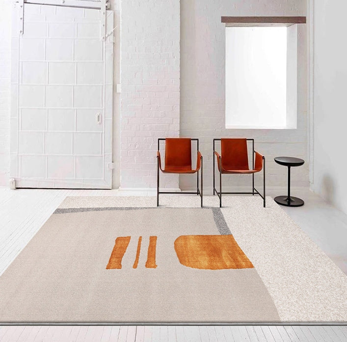 Simple Rugs for Bedroom, Contemporary Rugs, Large Modern Grey Rugs for Living Room, Dining Room Floor Rug, Modern Floor Rugs for Office