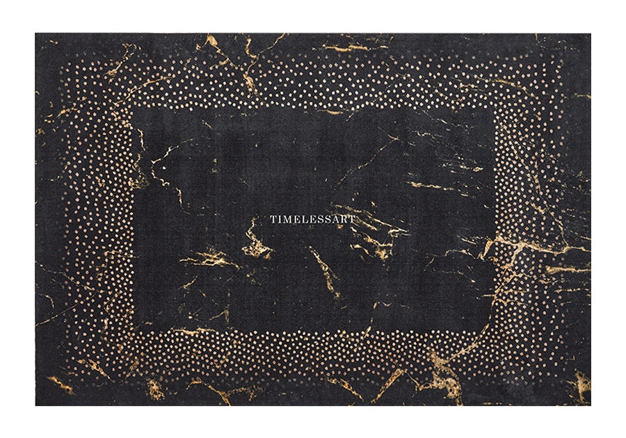 Contemporary Area Rugs, Modern Area Rugs for Office, Large Black Area