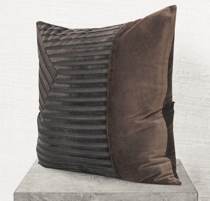 Balck and Brown Pillows, Modern Sofa Pillows, Decorative Pillows for Couch, Simple Modern Pillows, Contemporary Throw Pillows