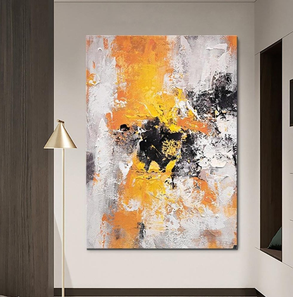 Modern Canvas Painting, Living Room Wall Art Ideas, Buy Abstract Art  Online, Heavy Texture Art, Large Acrylic Painting on Canvas