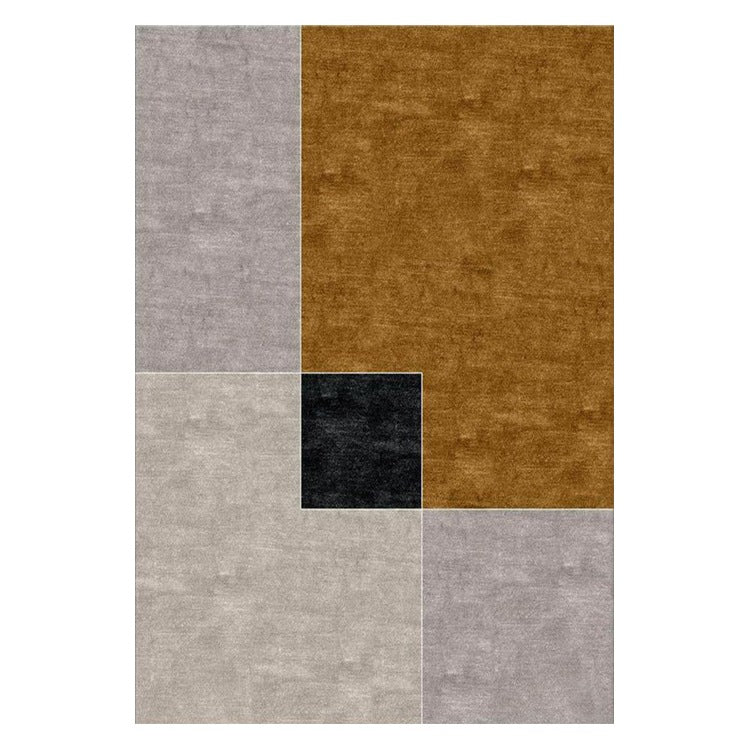 Geometric Area Rug, Area Rugs for Bedroom, Contemporary Rug for Dining Room, Simple Floor Rugs for Office, Large Modern Rugs for Living Room