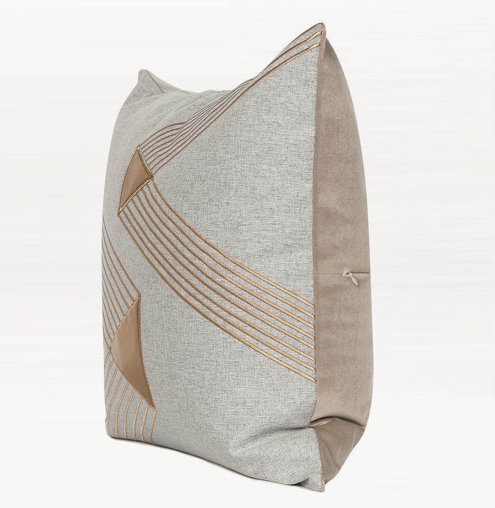 Simple Modern Pillows, Modern Throw Pillows, Decorative Sofa Pillows, Contemporary Throw Pillows for Couch, Gray Pillows for Living Room