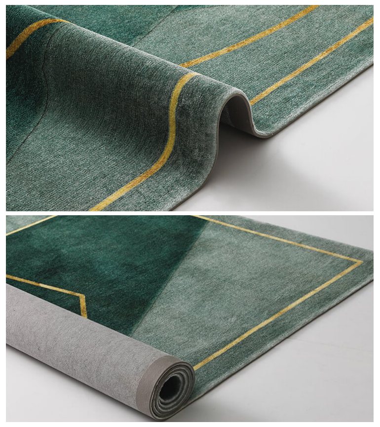 Large Area Rugs for Dining Room, Modern Area Rug, Blackish Green Rugs, Bedroom Floor Rugs, Large Contemporary Area Rug for Living Room