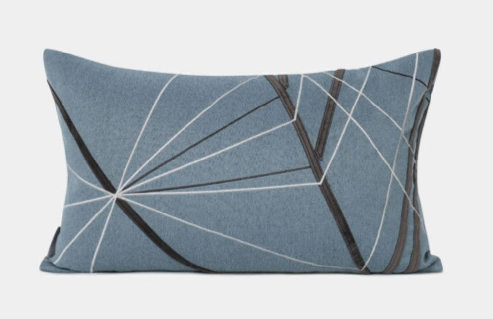 Simple Modern Pillows, Modern Sofa Pillows, Decorative Pillows for Couch, Contemporary Throw Pillows, Blue Throw Pillows