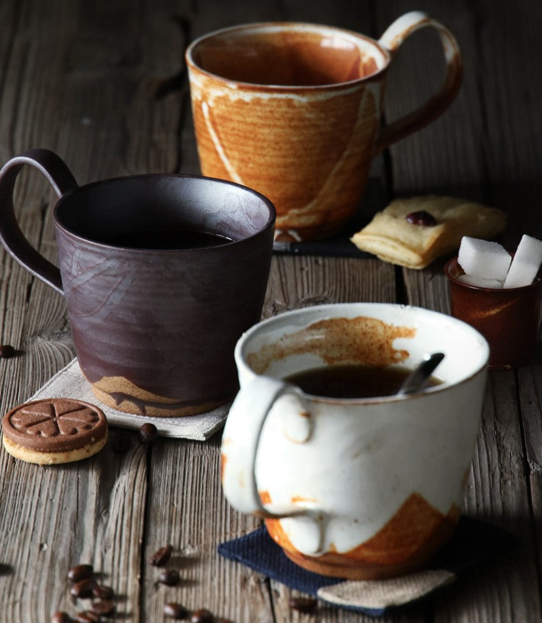 Large Capacity Coffee Cup, Ceramic Coffee Mug, Large Handmade Pottery Coffee Cup, Large Tea Cup