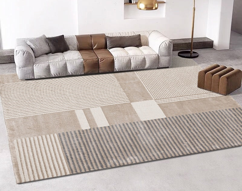 Living Room Floor Rugs, Large Floor Rugs for Dining Room, Modern Floor Rugs, Bedroom Geometric Area Rugs, Contemporary Area Rugs for Office