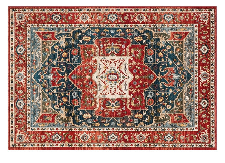 Geometric Rugs for Bedroom, Large Oriental Persia Rugs, Large Rugs for Living Room, Dining Room Rugs, Traditional Geometric Rugs