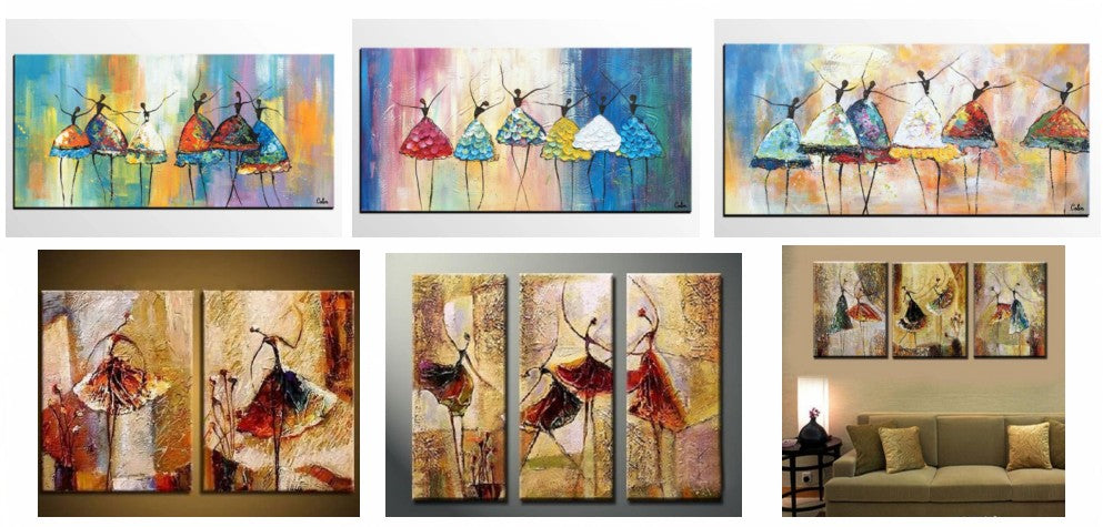 Ballet Paintings, Simple Modern Art, Abstract Ballet Paintings, Abstract Acrylic Painting, Ballet Dancers Painting, Texture Paintings, Dancing Painting, Wall Art Painting