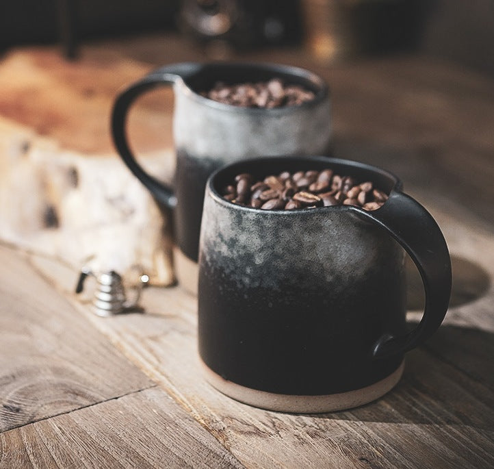 Large Pottery Coffee Cup, Handmade Coffee Cup, Ceramic Coffee Mug, Latte Coffee Cup, Large Tea Cup