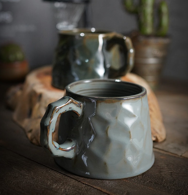 Large Pottery Coffee Cup. Coffee Mug. Large Capacity Coffee Cups. Large Tea Cup. Handmade Coffee Cup