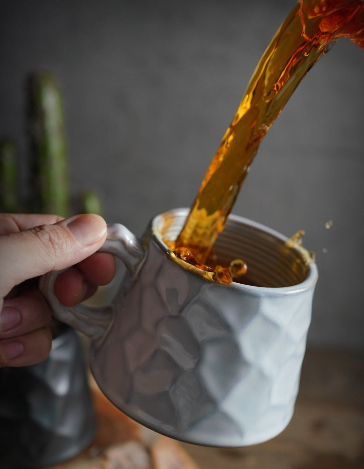 Ceramic Coffee Mug, Large Pottery Coffee Cup, Large Capacity Coffee Cups, Large Tea Cup, Handmade Coffee Cup