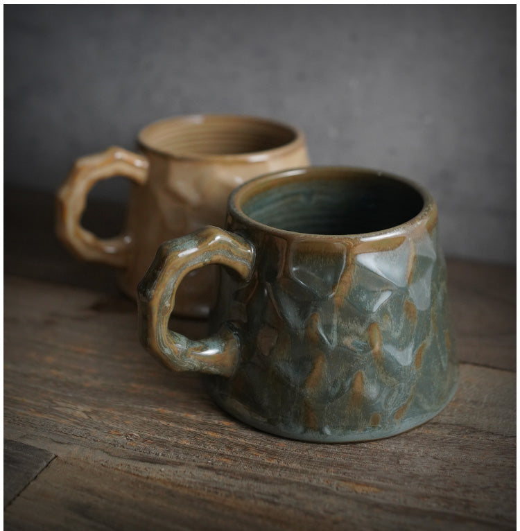 Large Pottery Coffee Cup. Ceramic Coffee Mug. Large Capacity Coffee Cups. Large Tea Cup. Handmade Coffee Cup